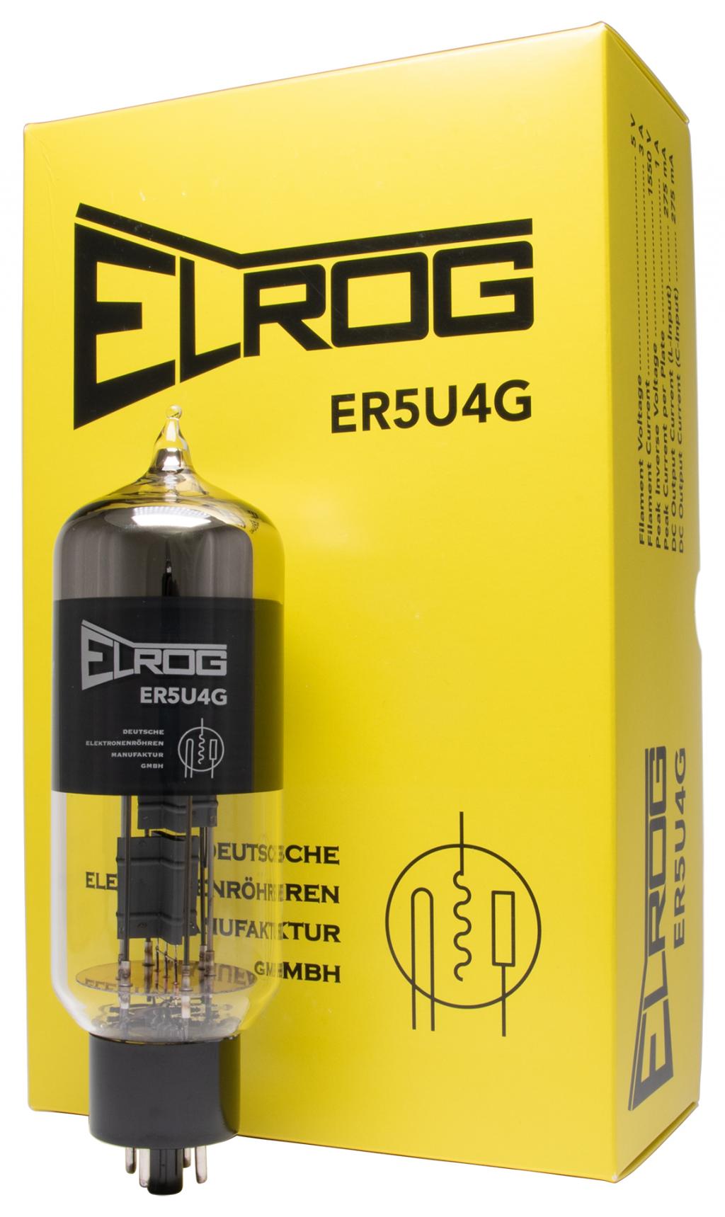 ELROG真空管 ER5U4Gの取り扱いを開始しました。
